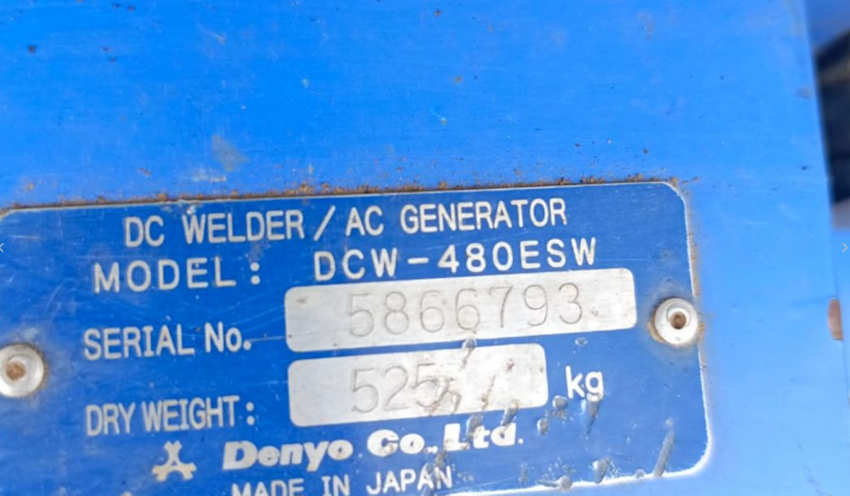 Сварочный агрегат DENYO DCW-480ESW, б/у